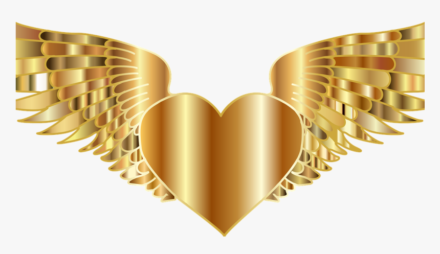 Gold Angel Wings Png , Png Download - Gold Angel Wings Background, Transparent Png, Free Download