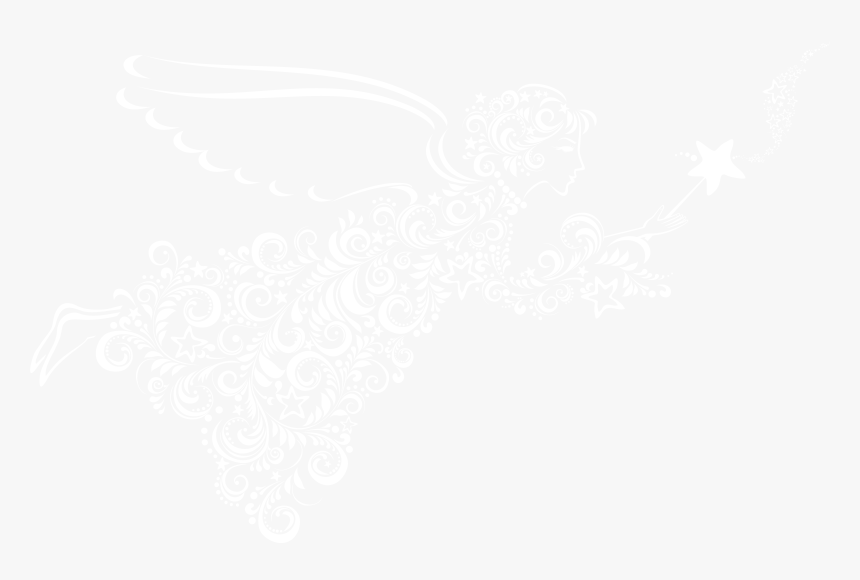 Angels Black And White Png - Illustration, Transparent Png, Free Download