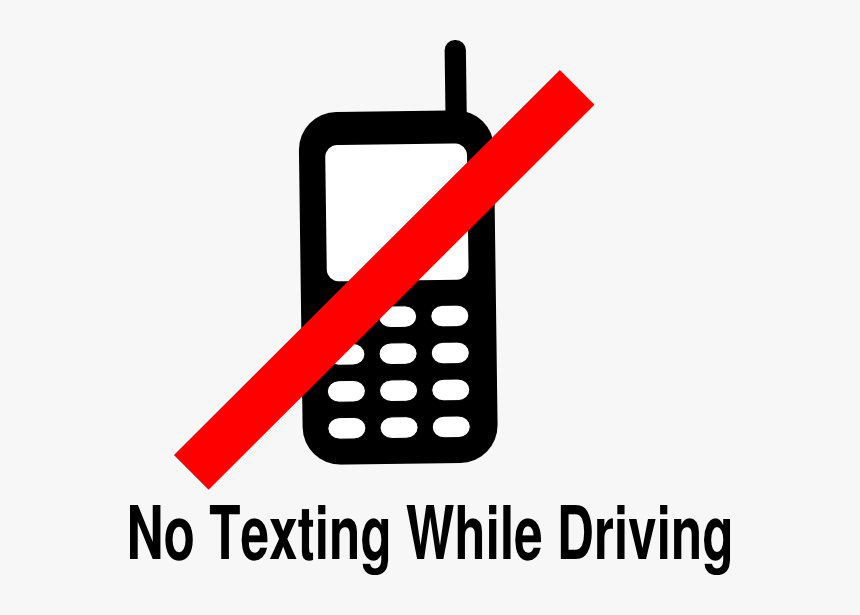 Transparent Driver Clipart - No Texting While Driving Clipart, HD Png Download, Free Download