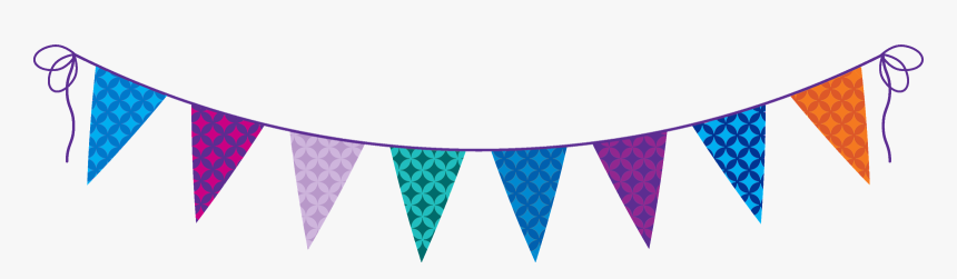 Birthday Party Png - Flag Banner Clipart, Transparent Png, Free Download