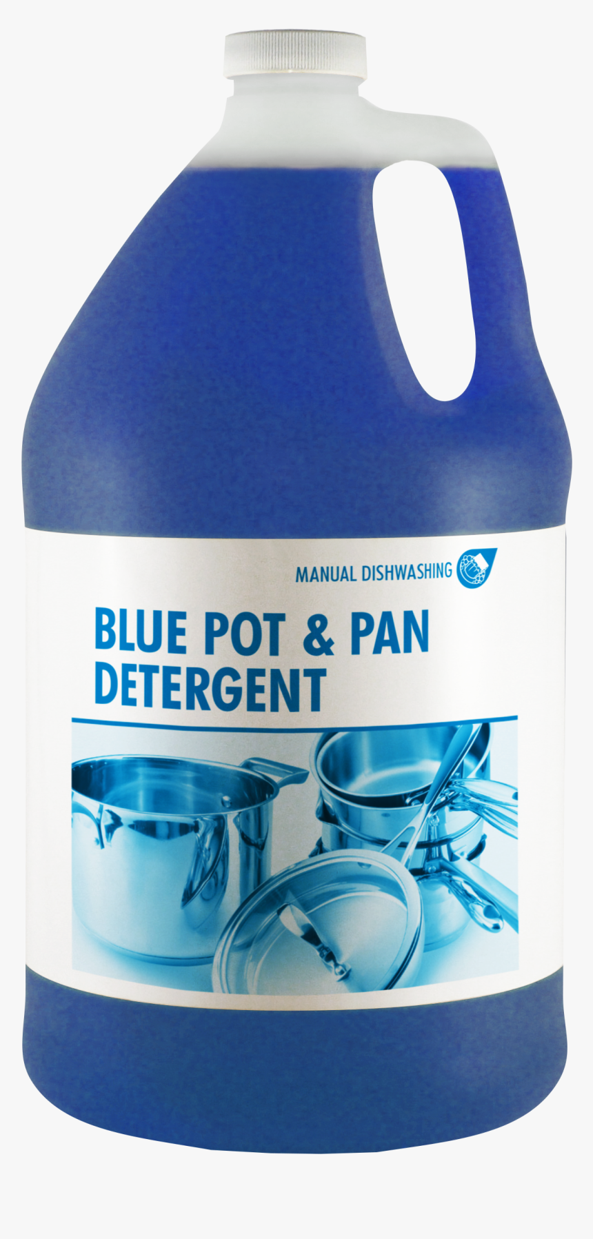 Blue Put And Pan Detergent - Water Bottle, HD Png Download, Free Download