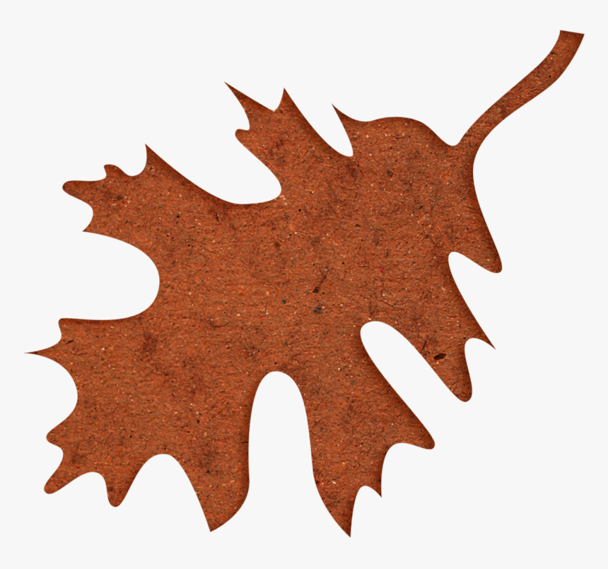 Fall Maple Leaves Clip Art - Brown Fall Leaf Clipart, HD Png Download, Free Download