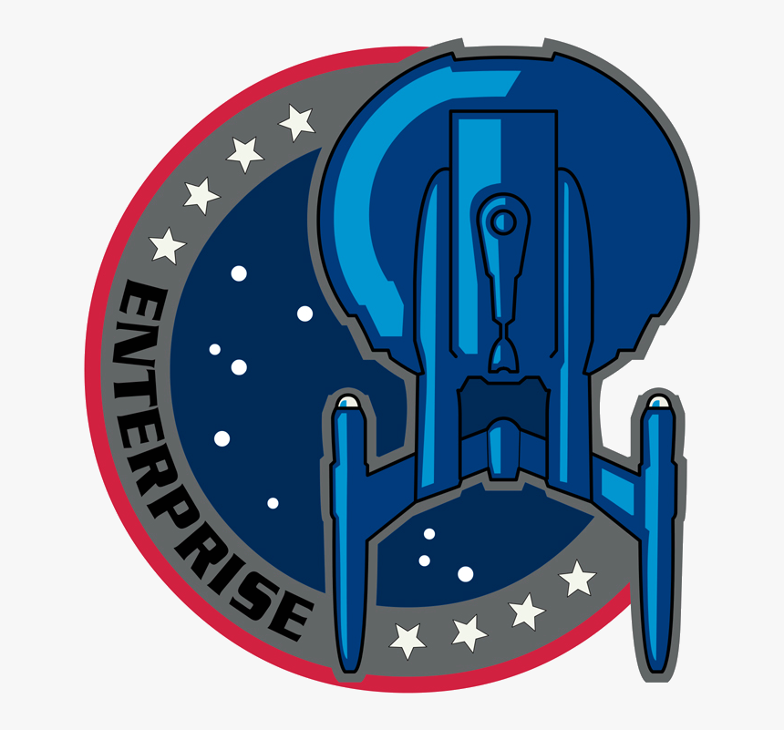 Transparent Star Trek Enterprise Png - Star Trek Enterprise Badge, Png Download, Free Download