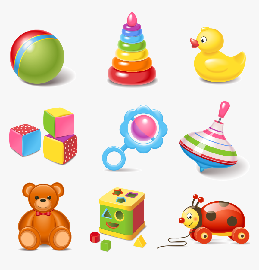Transparent Child Icon Png - Baby Toys Vector Png, Png Download, Free Download