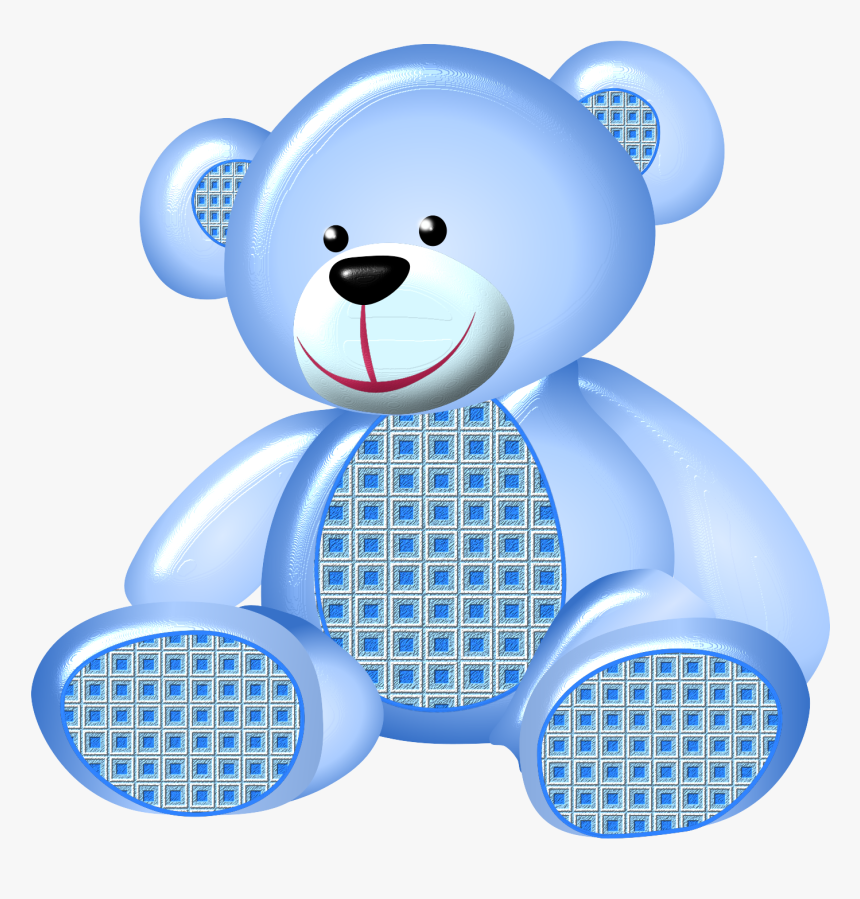 Blue Teddy Bear Png, Transparent Png, Free Download
