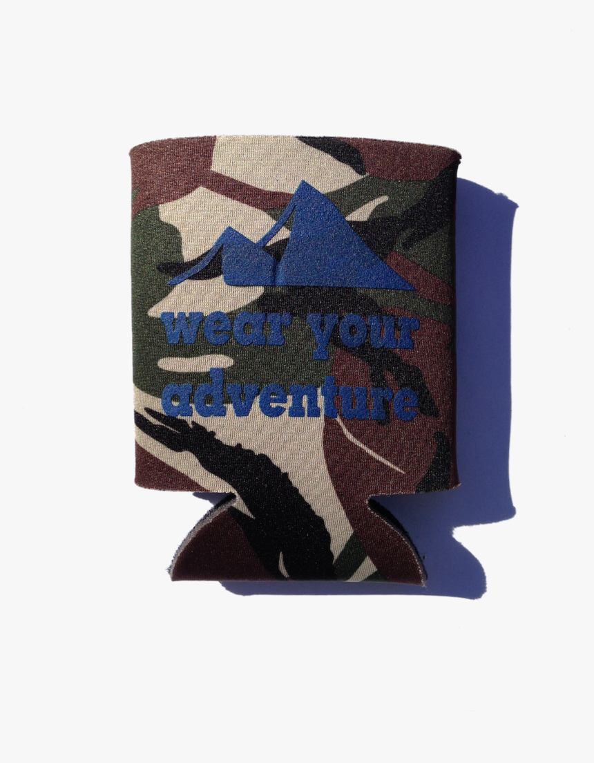 Creek To Peak Koozie Mountain Camo - Leather, HD Png Download, Free Download