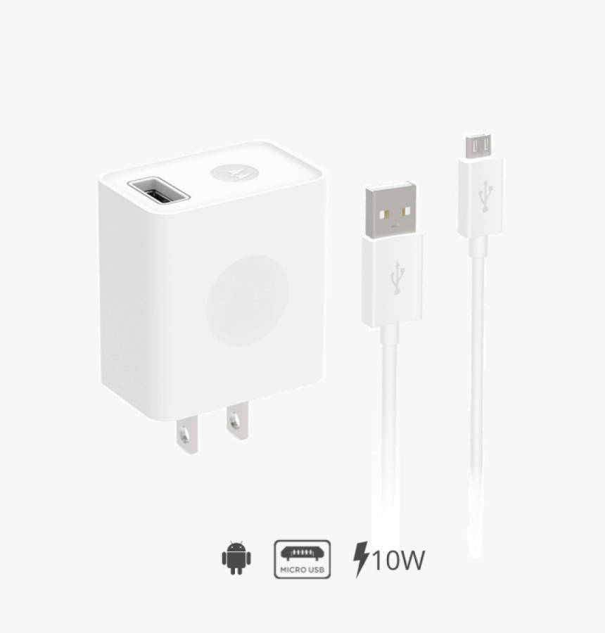 Motorola Usb Rapid Charger Micro-usb Data Cable - Motorola Rapid Wall Charger, HD Png Download, Free Download