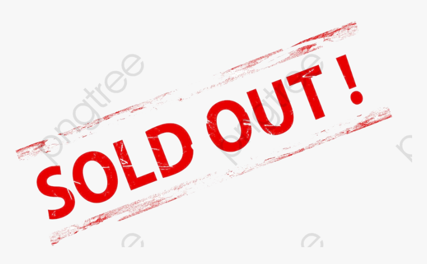 English Sold Out, Letter, Sold Out, Red Png Transparent - Sold Out, Png Download, Free Download