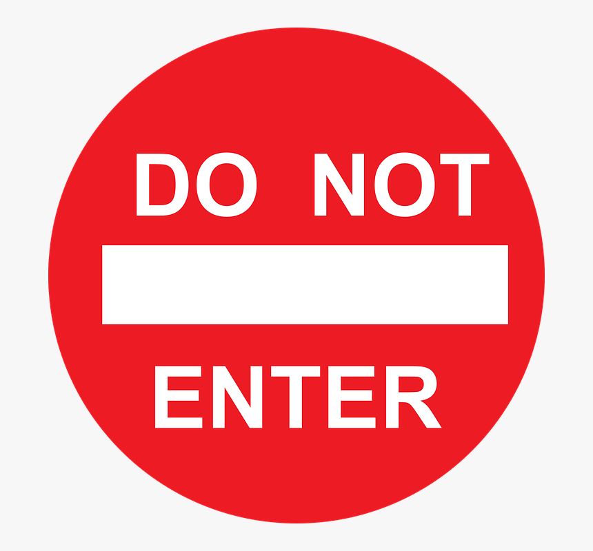 Enter, Not, Road, Instruction, Drive, Traffic, Rule - Do Not Enter Logo, HD Png Download, Free Download
