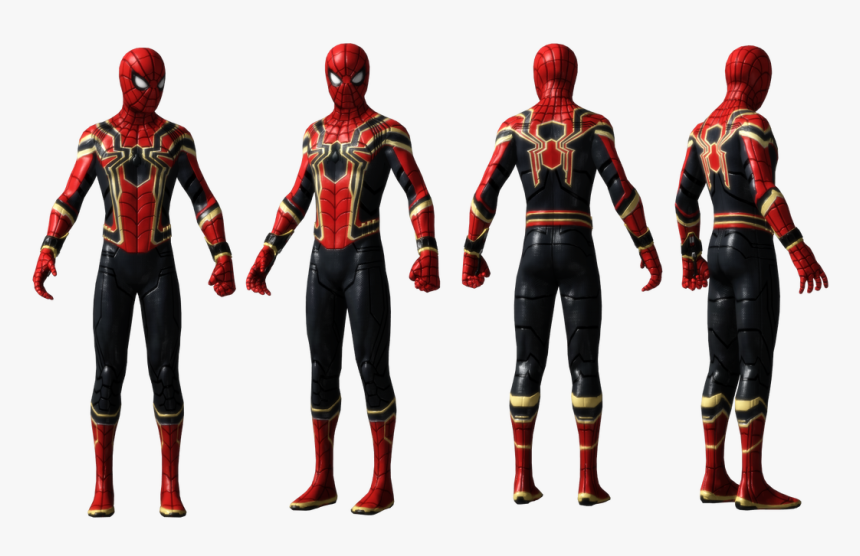 Spiderman Homecoming Logo Name - Spiderman Iron Spider Suit Back, HD Png Download, Free Download