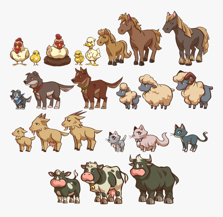 Transparent Petting Zoo Clipart - Farm Animals Png Free, Png Download, Free Download