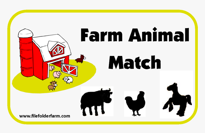 Transparent Manila Folder Png - Farm Animal File Folder Games, Png Download, Free Download
