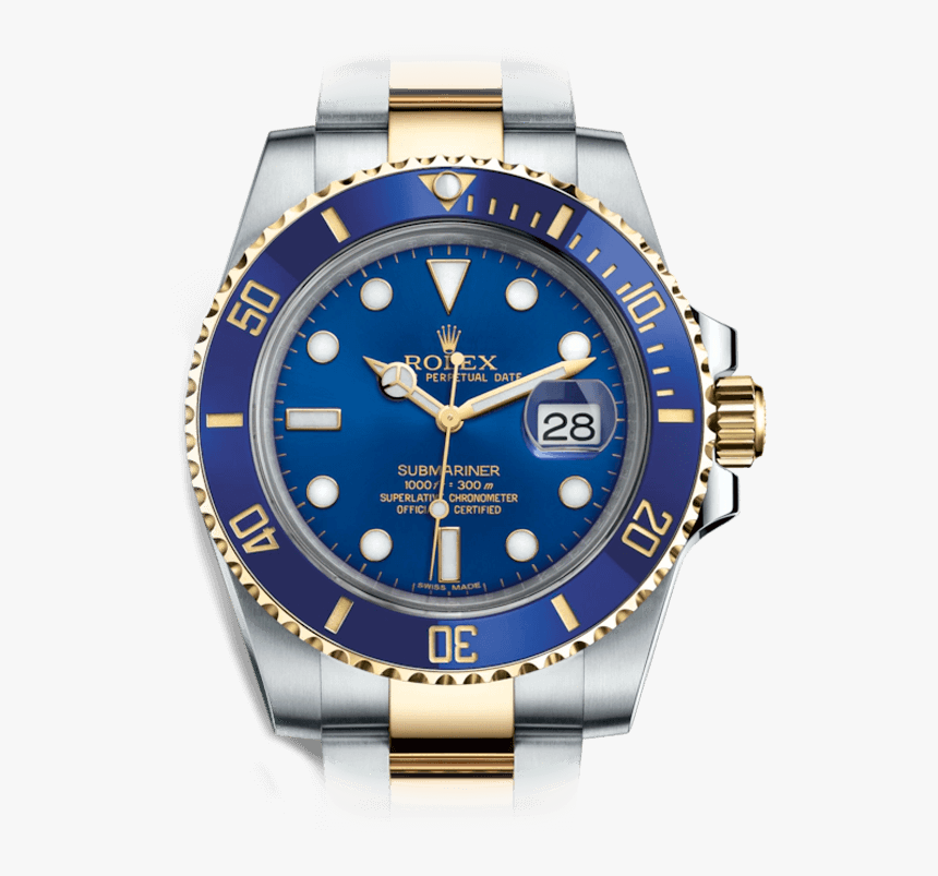 Rolex Submariner Date Two Tone, HD Png Download, Free Download