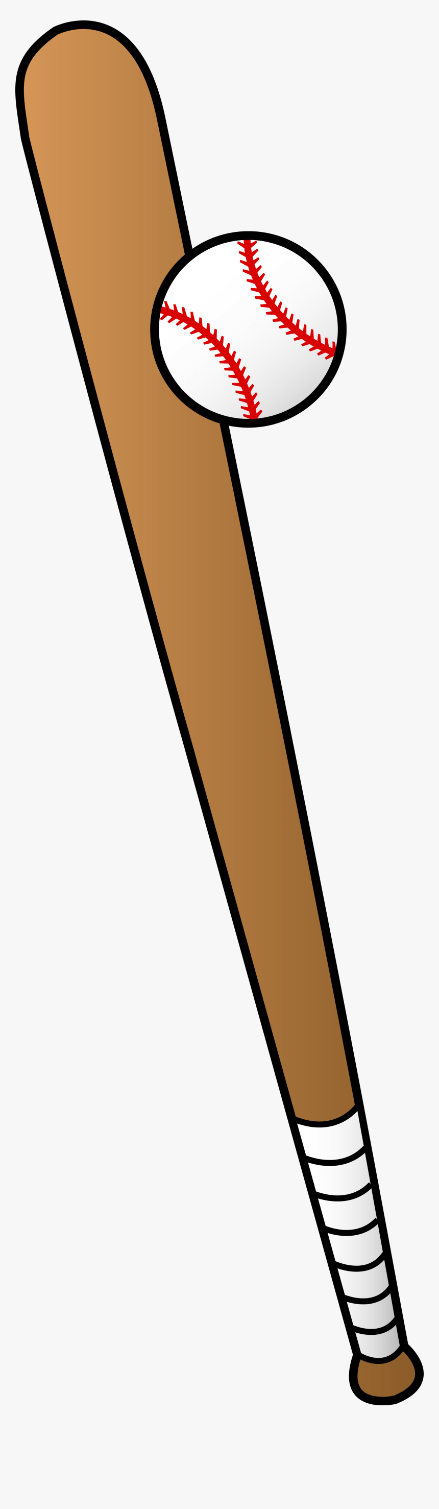 Baseball Bat Clipart - Baseball Bat And Ball Clipart, HD Png Download, Free Download