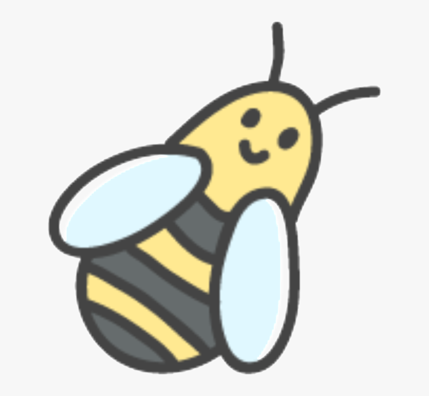 A Smiling Cartoon Bee Vector, HD Png Download, Free Download