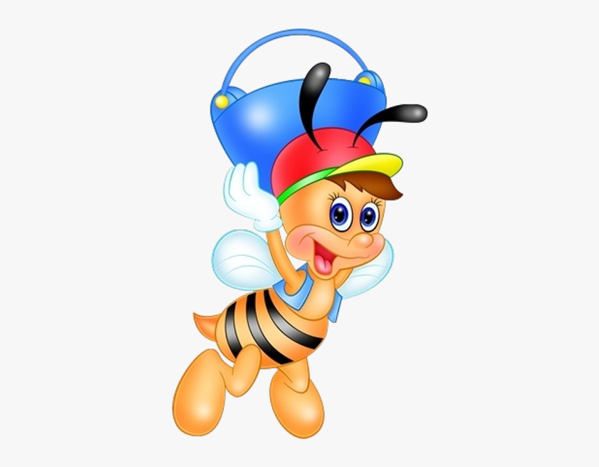 Free Cartoon Honey Bee Clipart, HD Png Download, Free Download