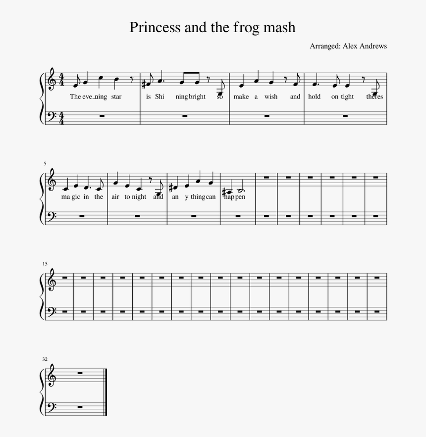 Mockingbird Eminem Piano Sheet Music, HD Png Download, Free Download