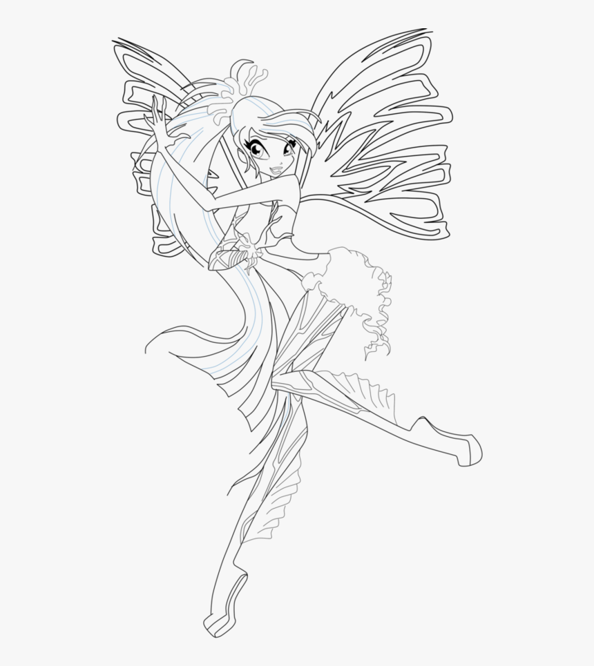 Relevant Photos For Green Eggs And Ham Coloring Pages - Winx Club Bloom Sirenix Coloring, HD Png Download, Free Download
