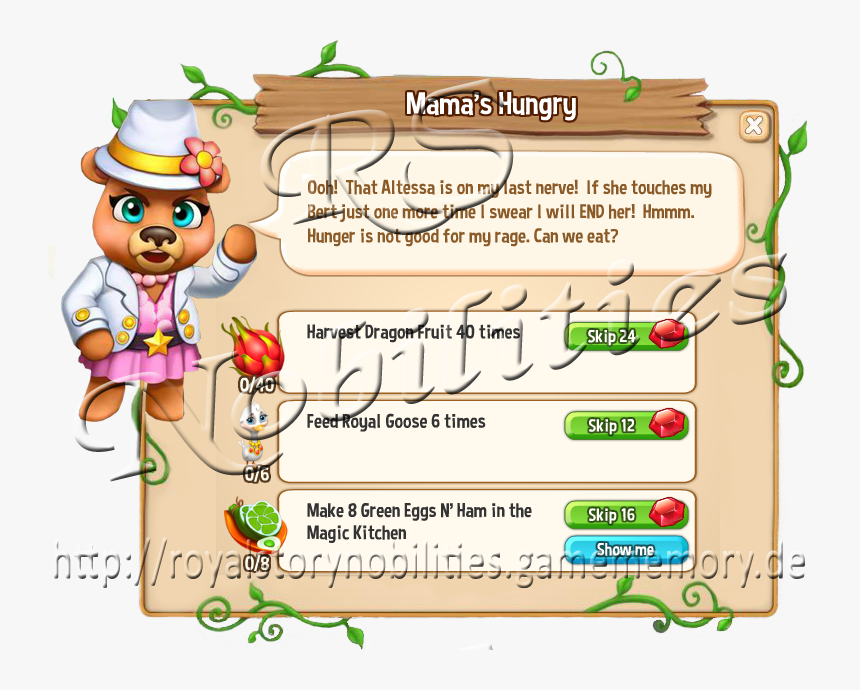 1 Mama"s Hungry - Royal Story Zac Y Merella, HD Png Download, Free Download