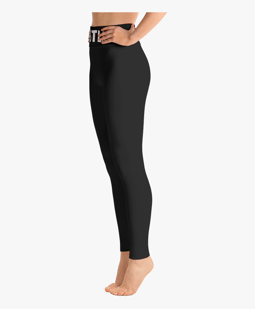 Be A Hstlr Yoga Pants Left - Pink Ribbon Breast Cancer Leggings, HD Png Download, Free Download