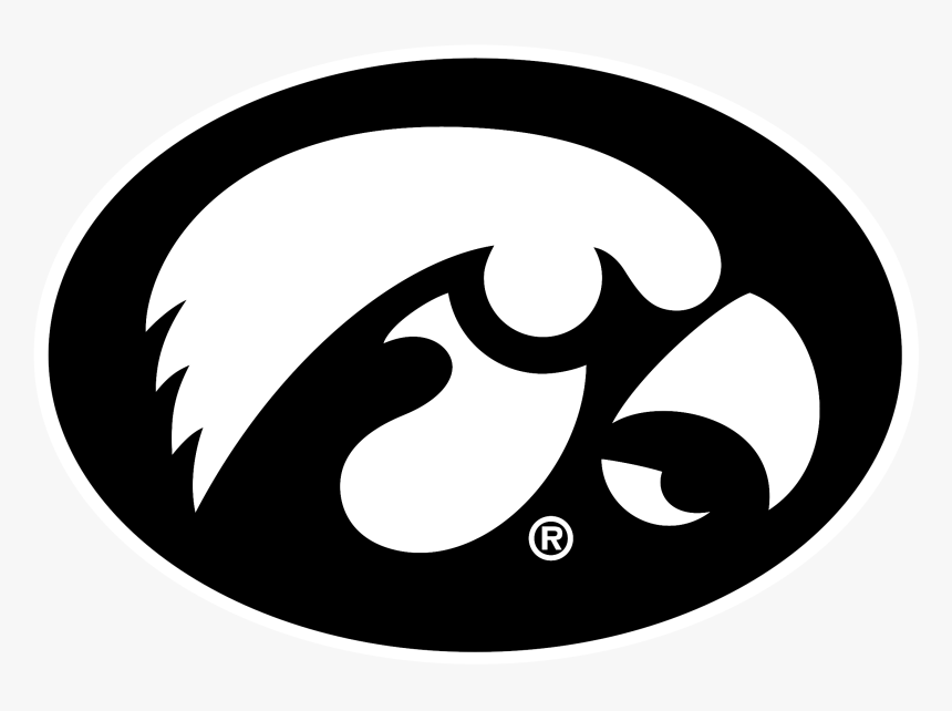 Iowa Hawkeyes Logo Png , Png Download - Iowa Hawkeyes Logo Black, Transparent Png, Free Download