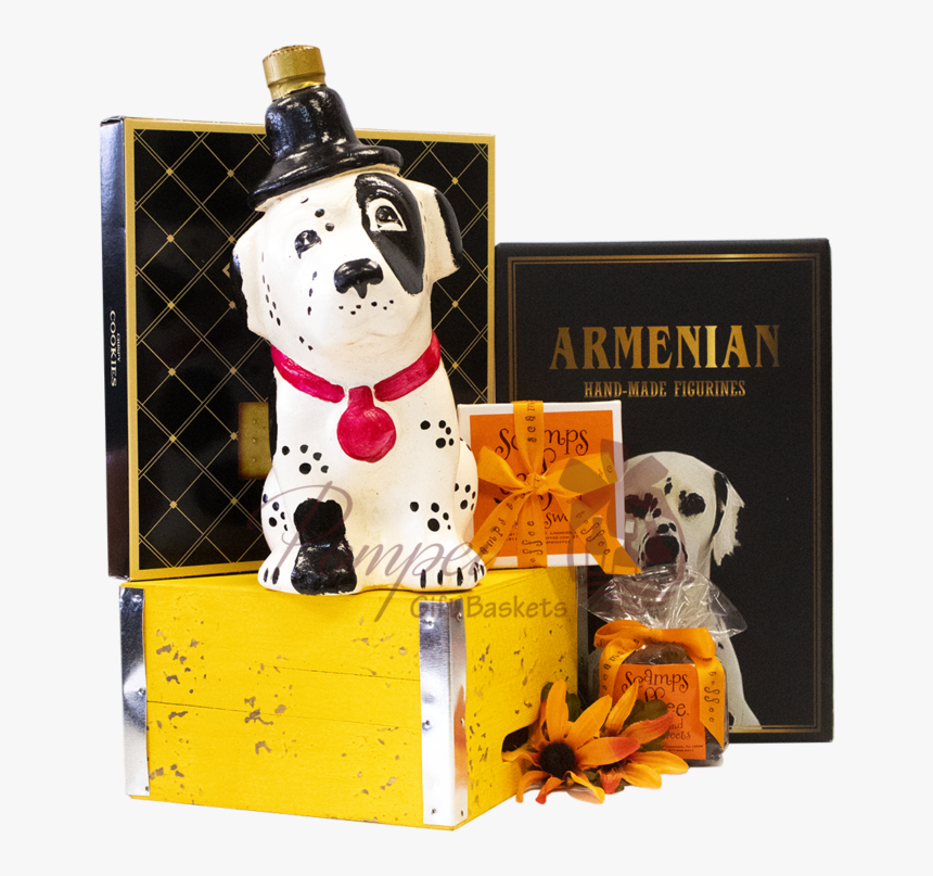 Dalmantian Brandy Gift Basket, Dalmantian Brandy, Dog - Dalmatian, HD Png Download, Free Download