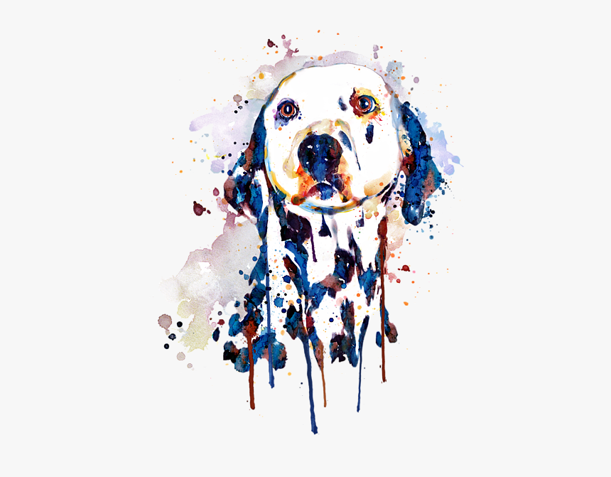 Dog Painting Black And White, HD Png Download, Free Download