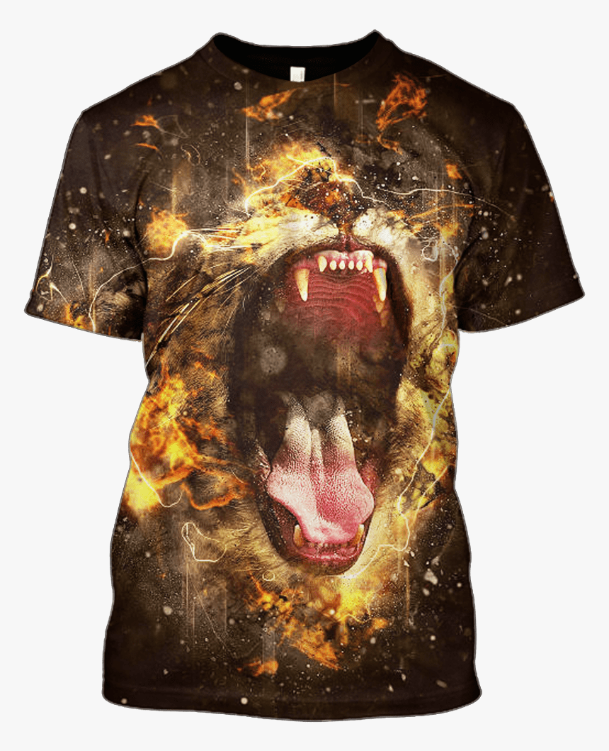 Gearhuman 3d Roaring Lion Hoodies - Danger King Lion Edit, HD Png Download, Free Download