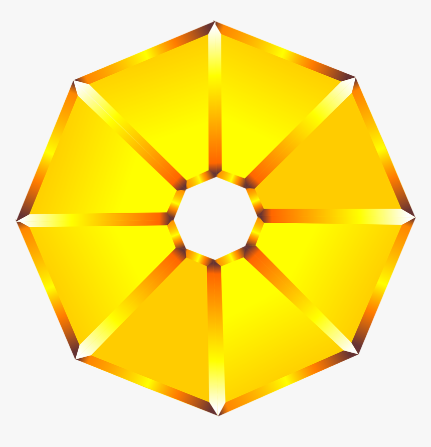 Arabesque Golden Gold Redondo - Umbrella, HD Png Download, Free Download