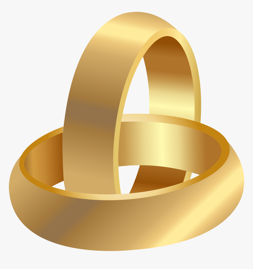 Free Png Golden Wedding Rings Png Images Transparent - Bangle, Png Download, Free Download