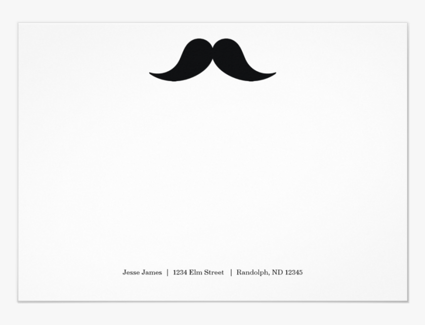 Mustache Note Cards &nbsp - Gentleman, HD Png Download, Free Download