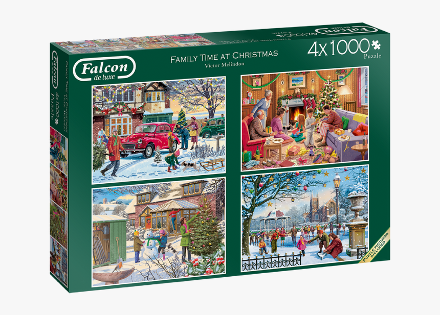 Christmas Family Jigsaw Puzzles, HD Png Download, Free Download