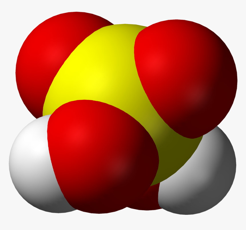 Molecule Png - Sulfuric Acid Molecule, Transparent Png, Free Download