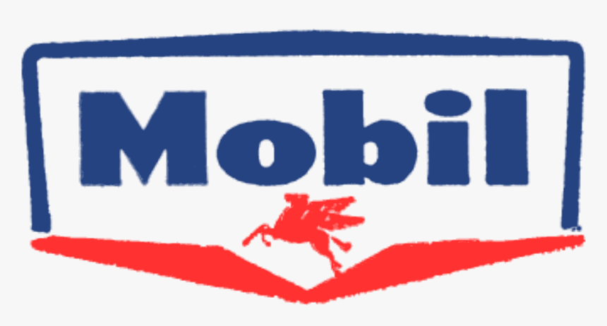 Mobil 1 Logo Png - Old Mobil Gas Sign, Transparent Png, Free Download