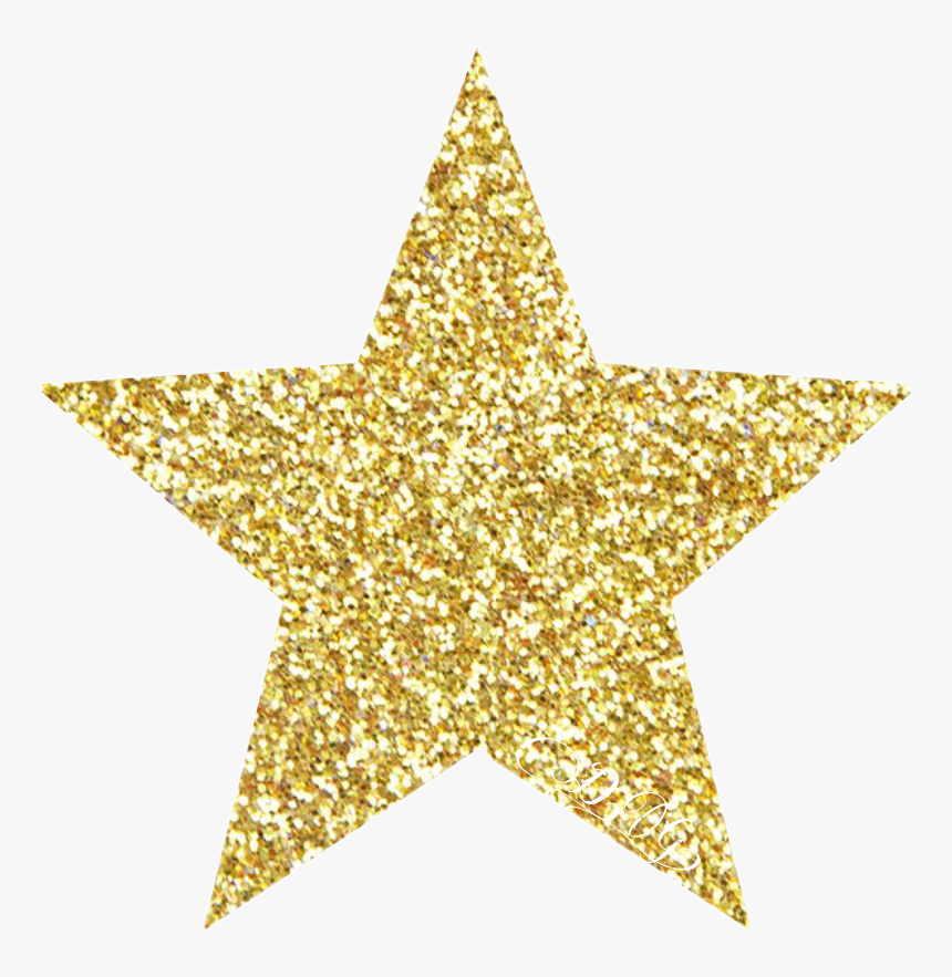 #gold #goldstar #star #glitter #sparkle - Macy's Gift Card Receipt, HD Png Download, Free Download