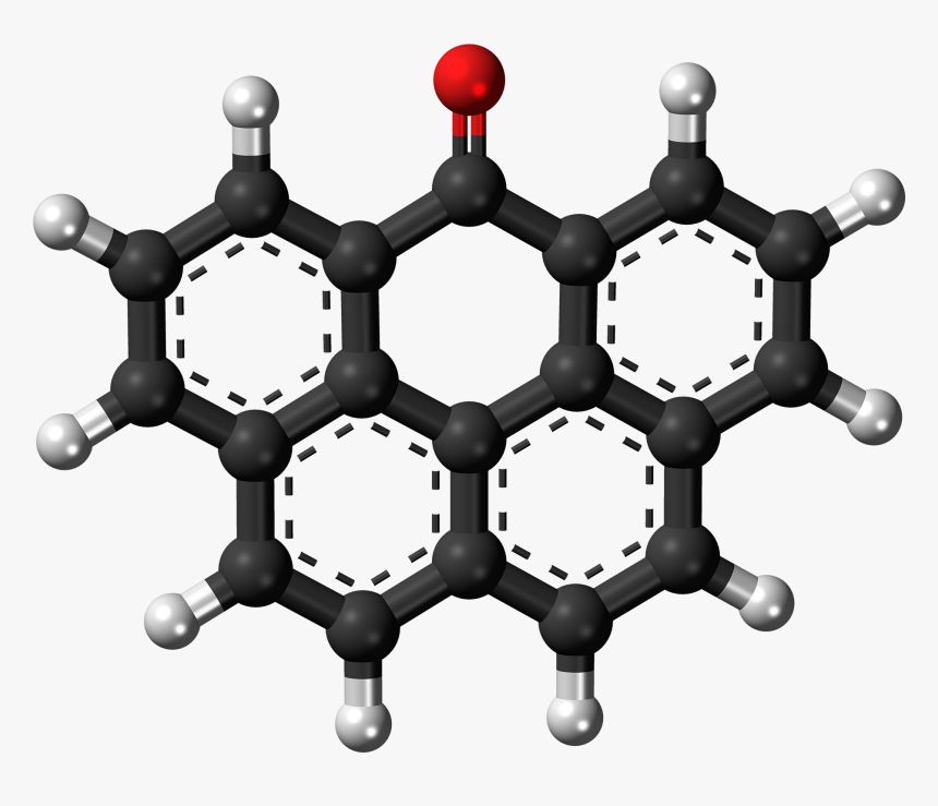 Naphthanthrone Molecule Ball - 2 6 Di Tert Butylphenol, HD Png Download, Free Download
