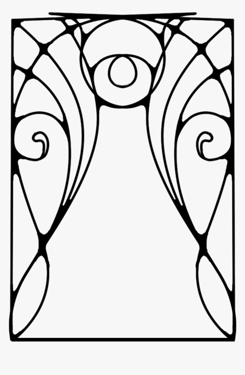 Transparent Art Nouveau Png - Art Nouveau Line Work, Png Download, Free Download