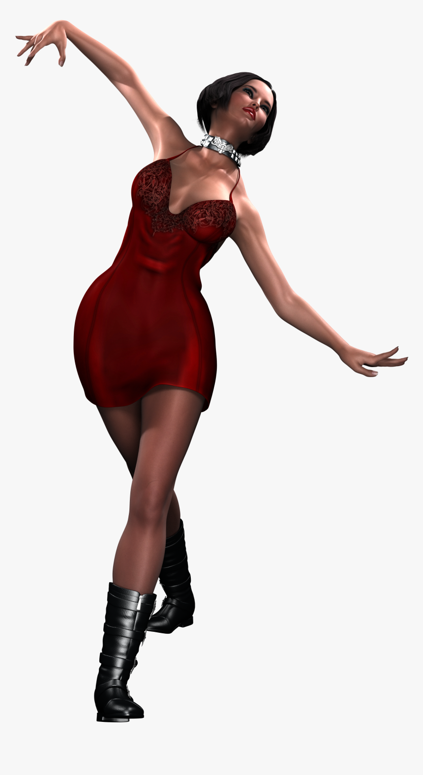 3d Model Girl Dance, HD Png Download, Free Download