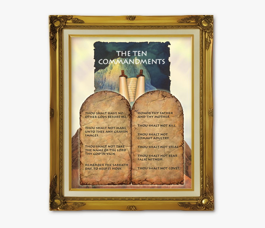 Ten Commandments Book Summary, HD Png Download, Free Download