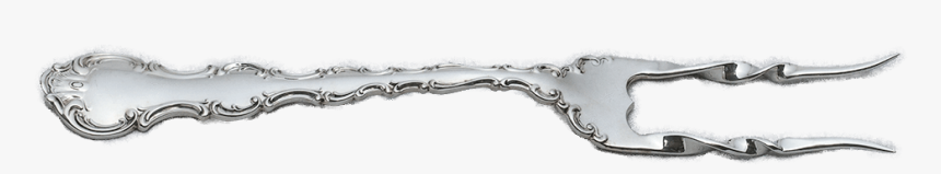 Gorham Sterling Silver Strasbourg Baked Potato Fork - Tongs, HD Png Download, Free Download