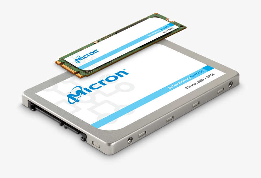 Transparent Ssd Png - Micron 1300 Sata, Png Download, Free Download