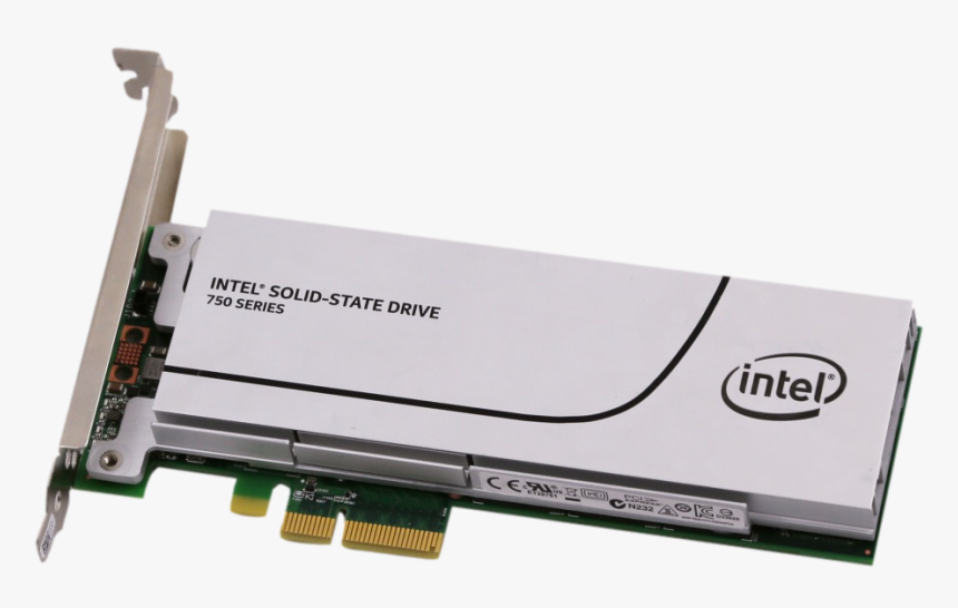 Intel 750 Pcie Ssd - Pcie Ssd Png, Transparent Png, Free Download