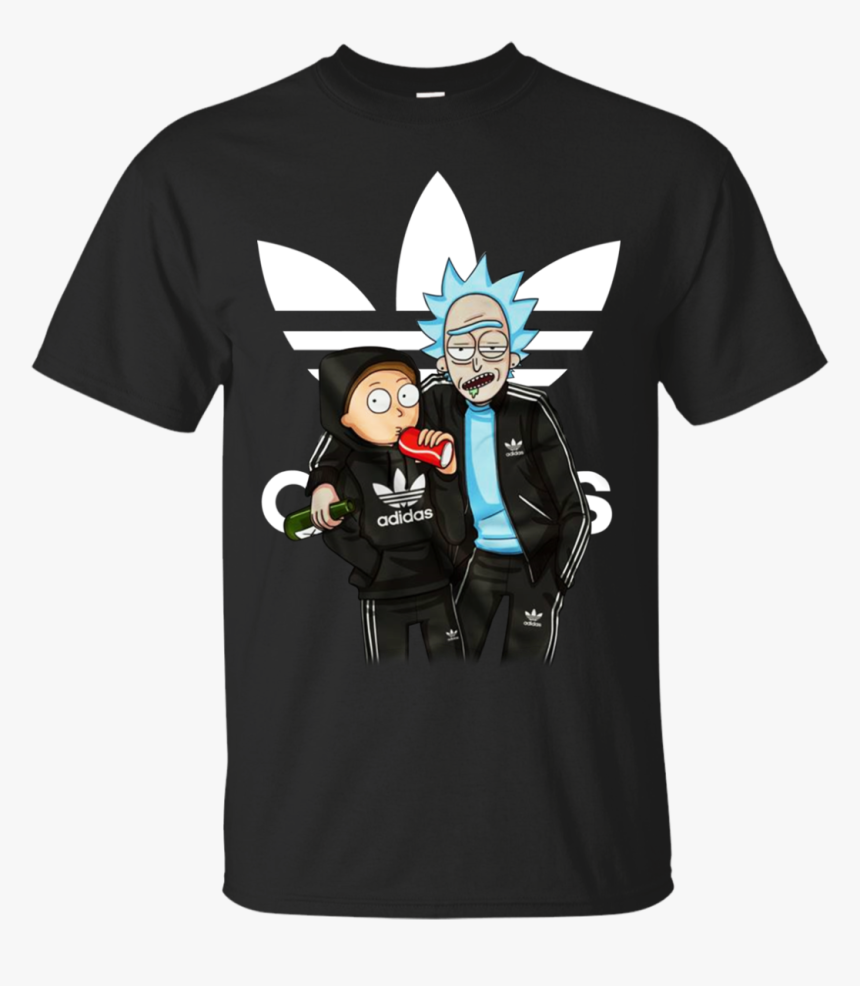 rick and morty adidas t shirt