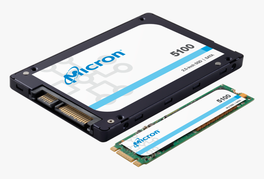 5100 Sata Ssd - Micron Ssd, HD Png Download, Free Download