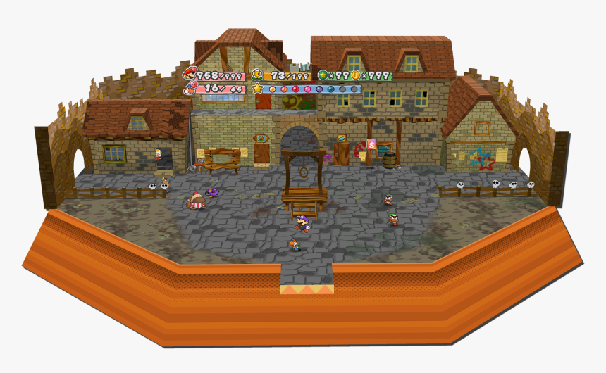 - Paper Mario Ttyd Noose , Png Download - Paper Mario Thousand Year Door Rogueport, Transparent Png, Free Download