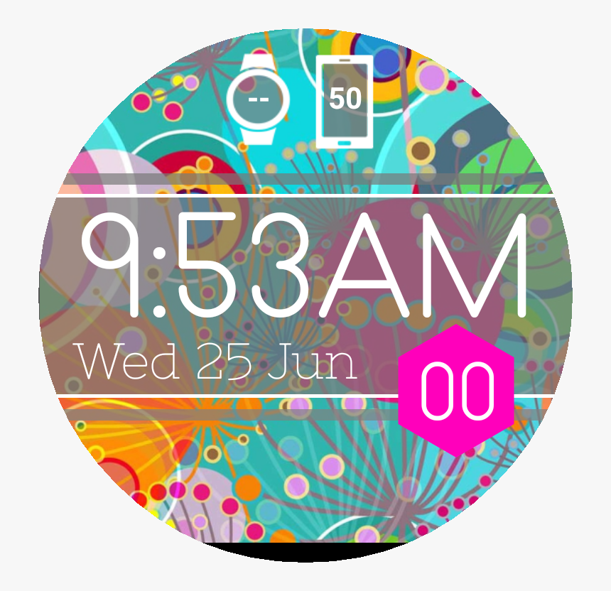 Simple Reeds Watch Face Preview - Circle, HD Png Download, Free Download