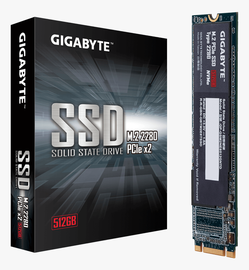 Gigabyte Ssd M 2 Nvme, HD Png Download, Free Download