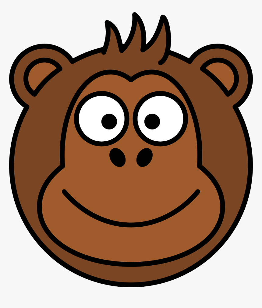 Monkey Head Clipart, HD Png Download, Free Download