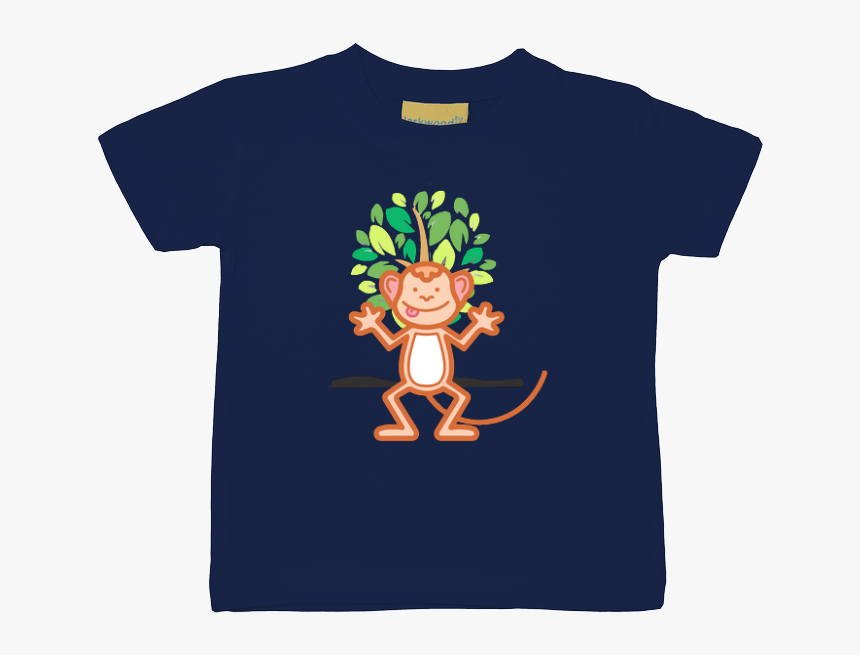 Funny Monkey Baby T Shirt - Cartoon, HD Png Download, Free Download