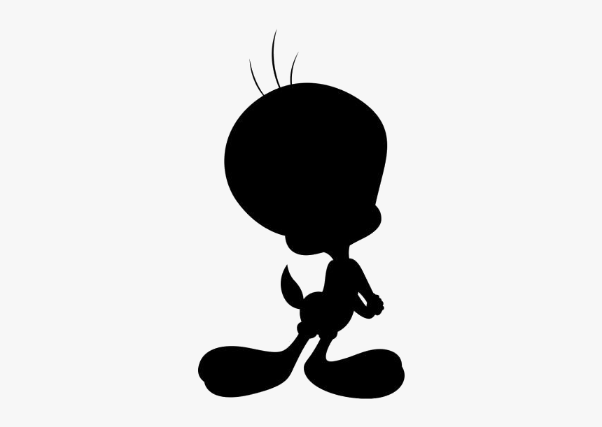 Baby Tweety Bird Png Transparent Images - Silhouette Tweety, Png Download, Free Download